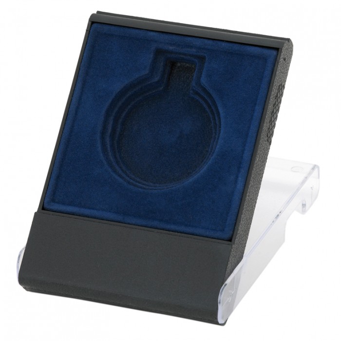 BUDGET MEDAL BOX - CLEAR LID - FITS 50MM / 60MM / 70MM MEDALS